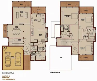 3 Bedroom - 3166 sq ft