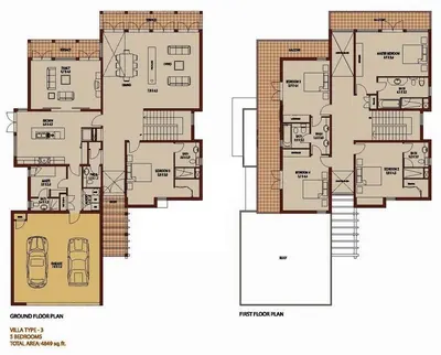 5 Bedroom - 4849 sq ft
