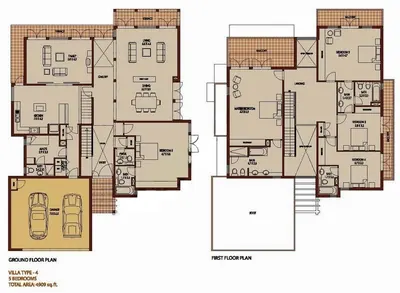 5 Bedroom - 4909 sq ft