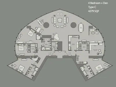 Type C - 4 Bedroom