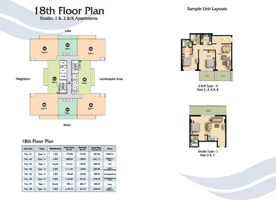 18th Floor Plan