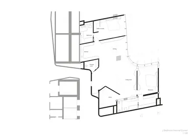 2 Bed Internal Corner
