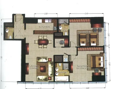 2 Bed - 1506 sqft