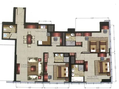 3 Bed - 1670 sqft