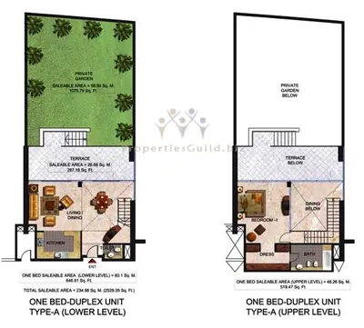 Type A - Duplex - 1 Bed