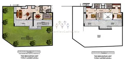 Type F - Duplex - 2 Bed
