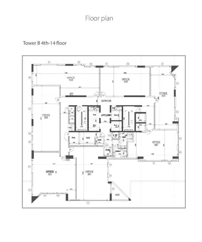 Tower B - 4th to 14th