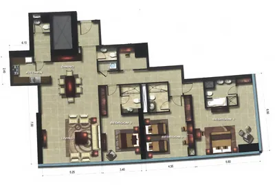 3 Bed - 2120 sqft