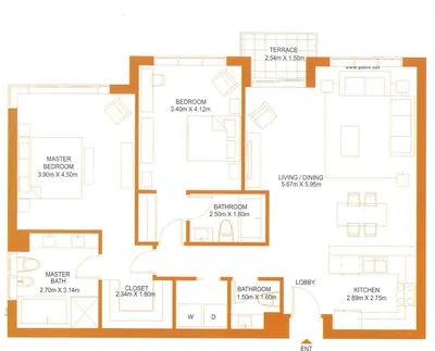 2 Bed - Type K