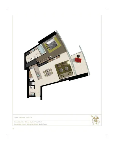 Type C - 1 Bed