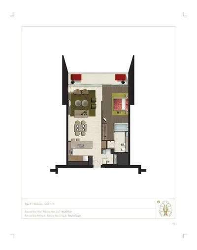 Type F - 1 Bed