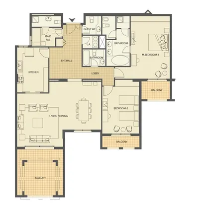 2 - Bedroom - 1775 sq ft