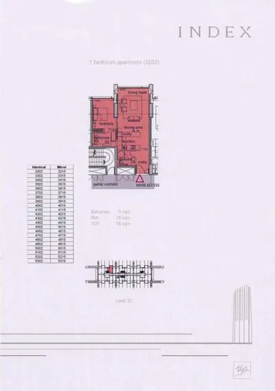 1-Bed - Level 32 - Unit 2