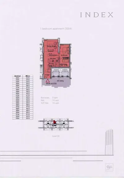 1-Bed - Level 32 - Unit 4