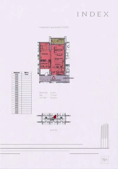 1-Bed - Level 32 - Unit 5