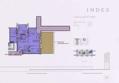 2-Bed - Level 36 - Unit 8
