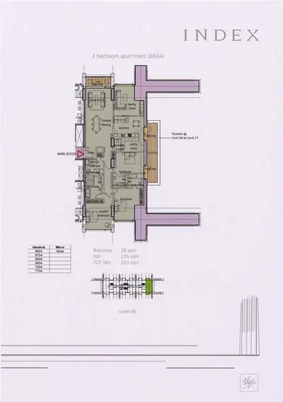3-Bed - Level 66 - Unit 4