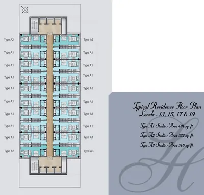 Floors 13 15 17 19