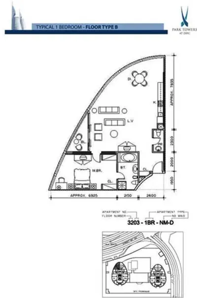 1-Bed - Unit B