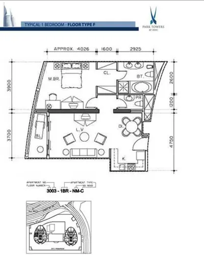 1-Bed - Unit F