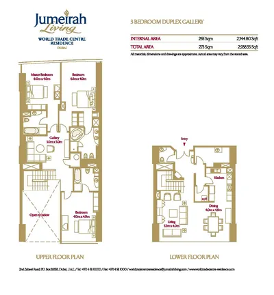 3-Bed - Duplex (Gallery)