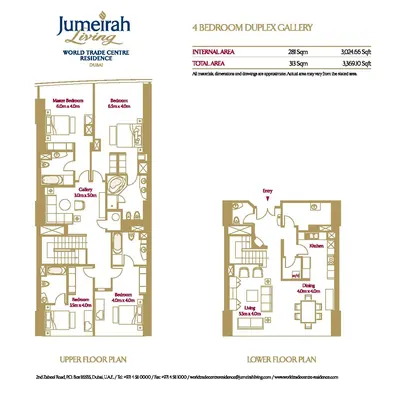 4-Bed - Duplex (Gallery + Terrace)