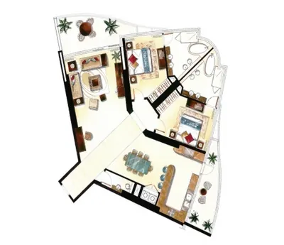 2 Bedroom - 1875 sq ft