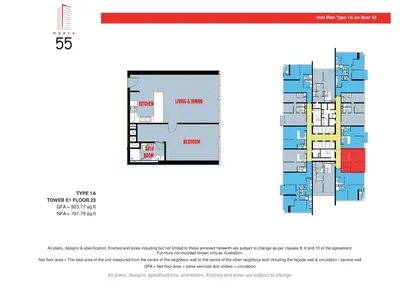 Floor 23 - Type 1A