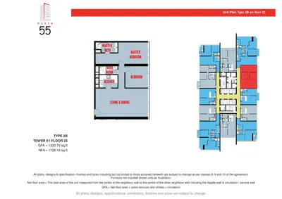 Floor 23 - Type 2B