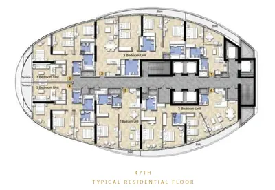 47th Floor Plan
