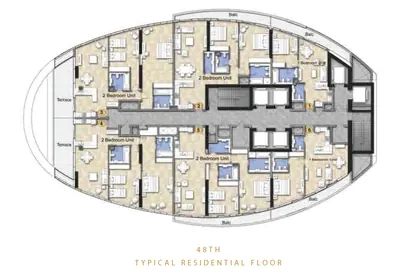 48th Floor Plan