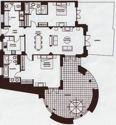 Penthouse - 2 Bed with Garden