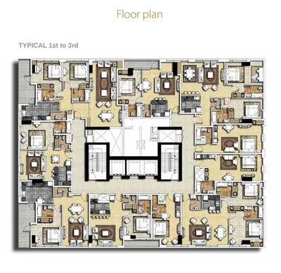 Floors 1 - 3