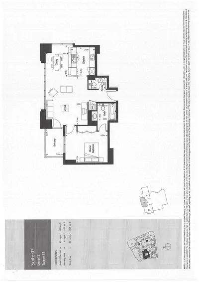 Tower 1 - Lev 2 - Suite 02 - 1 Bedroom