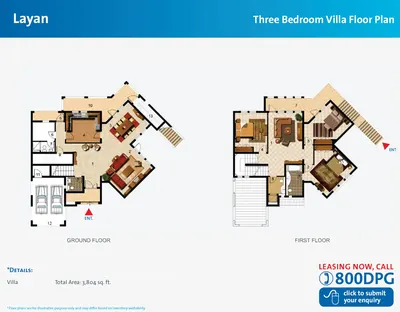 Layan - 3 Bed Villa - 3804 sq ft