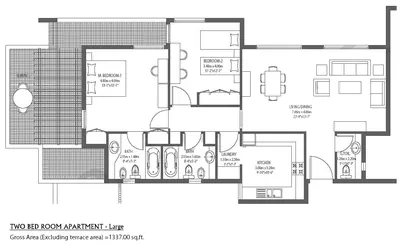 2 Bed - Type 3 Large