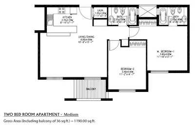 2 Bed - Medium