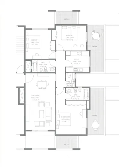 3 Bed - Type 1 Large