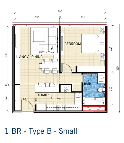 1 Bed - Small B