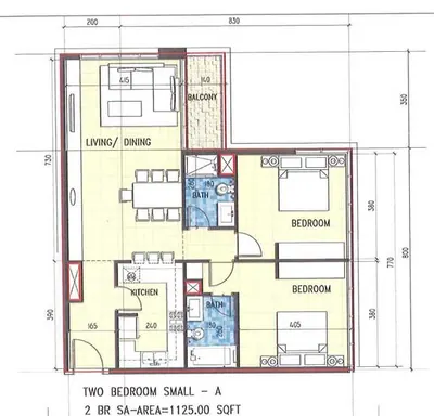 2 Bed - Small A