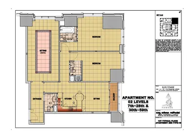 Floor 7-28 & 30-59 Unit 02