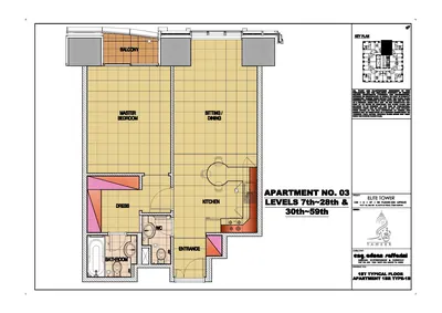 Floor 7-28 & 30-59 Unit 03