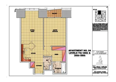 Floor 7-28 & 30-59 Unit 04