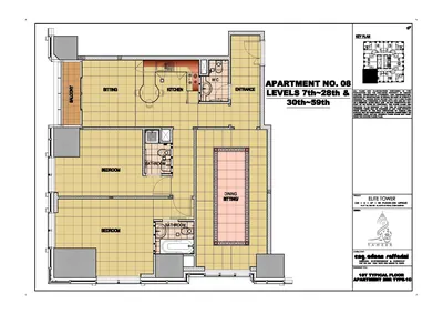 Floor 7-28 & 30-59 Unit 08
