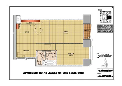 Floor 7-28 & 30-59 Unit 12