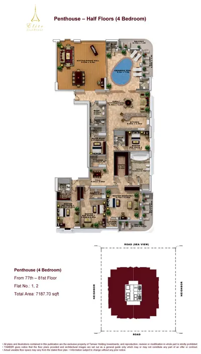 Penthouse - Half Floor