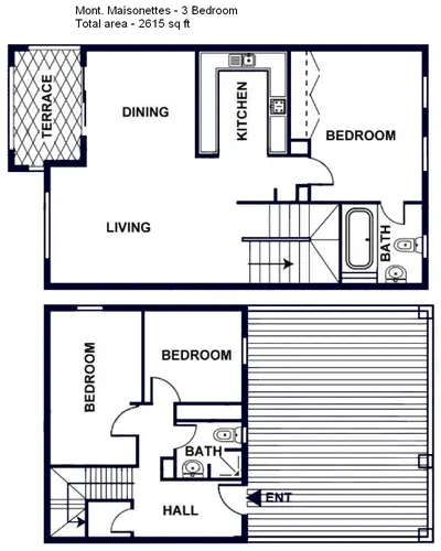 3 - Bedroom - 2615 sq ft