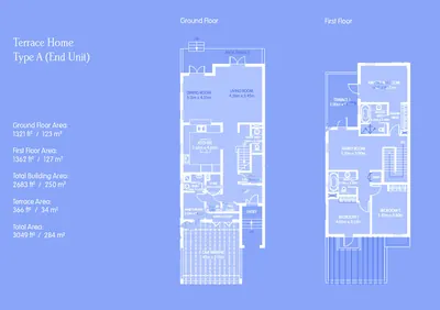 Type A - 3 Bedroom - Terrace