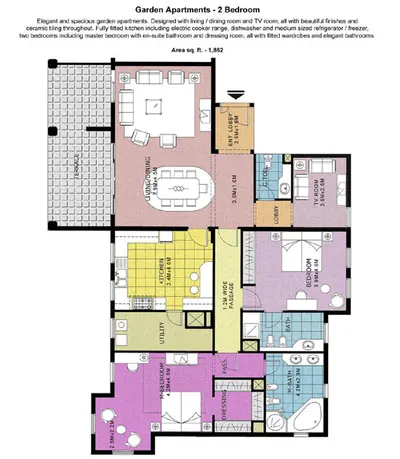 2 - Bedroom - 1862 sq ft