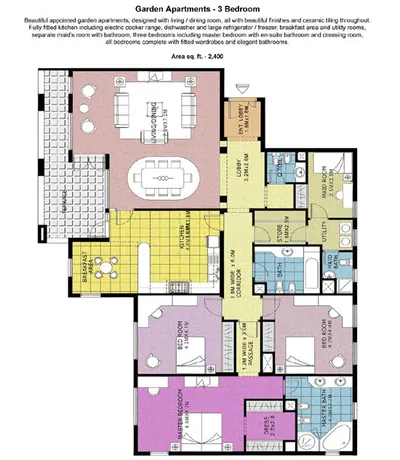 3 - Bedroom - 2400 sq ft
